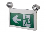 Emergency Running Man Exit Light with Remote Heads