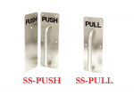 STAINLESS STEEL PUSH/PULL PLATE